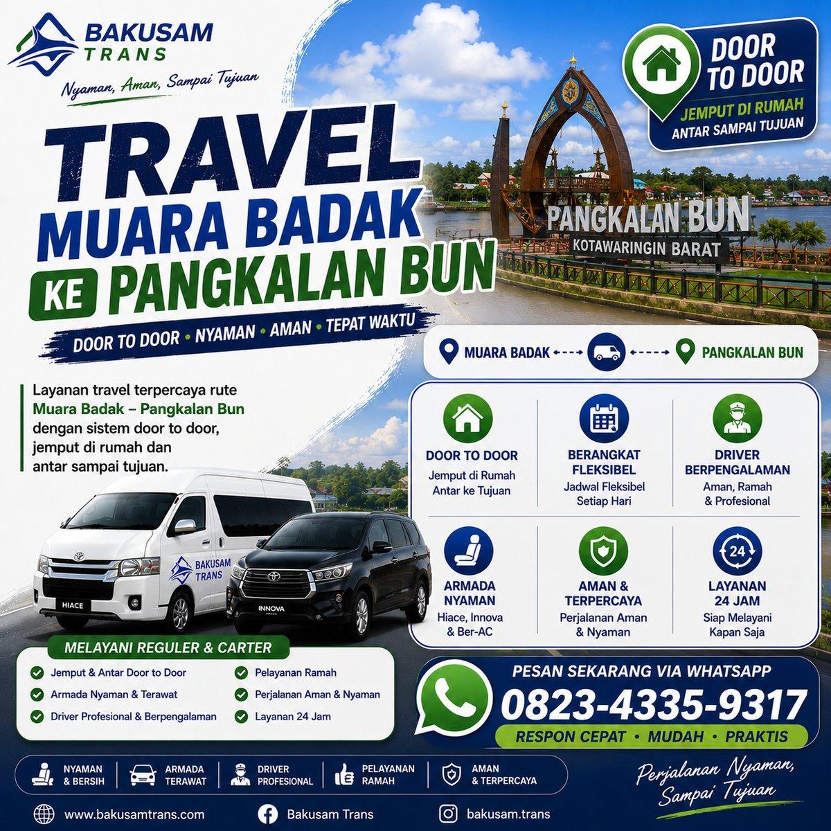 Travel Muara Badak Ke Pangkalan Bun