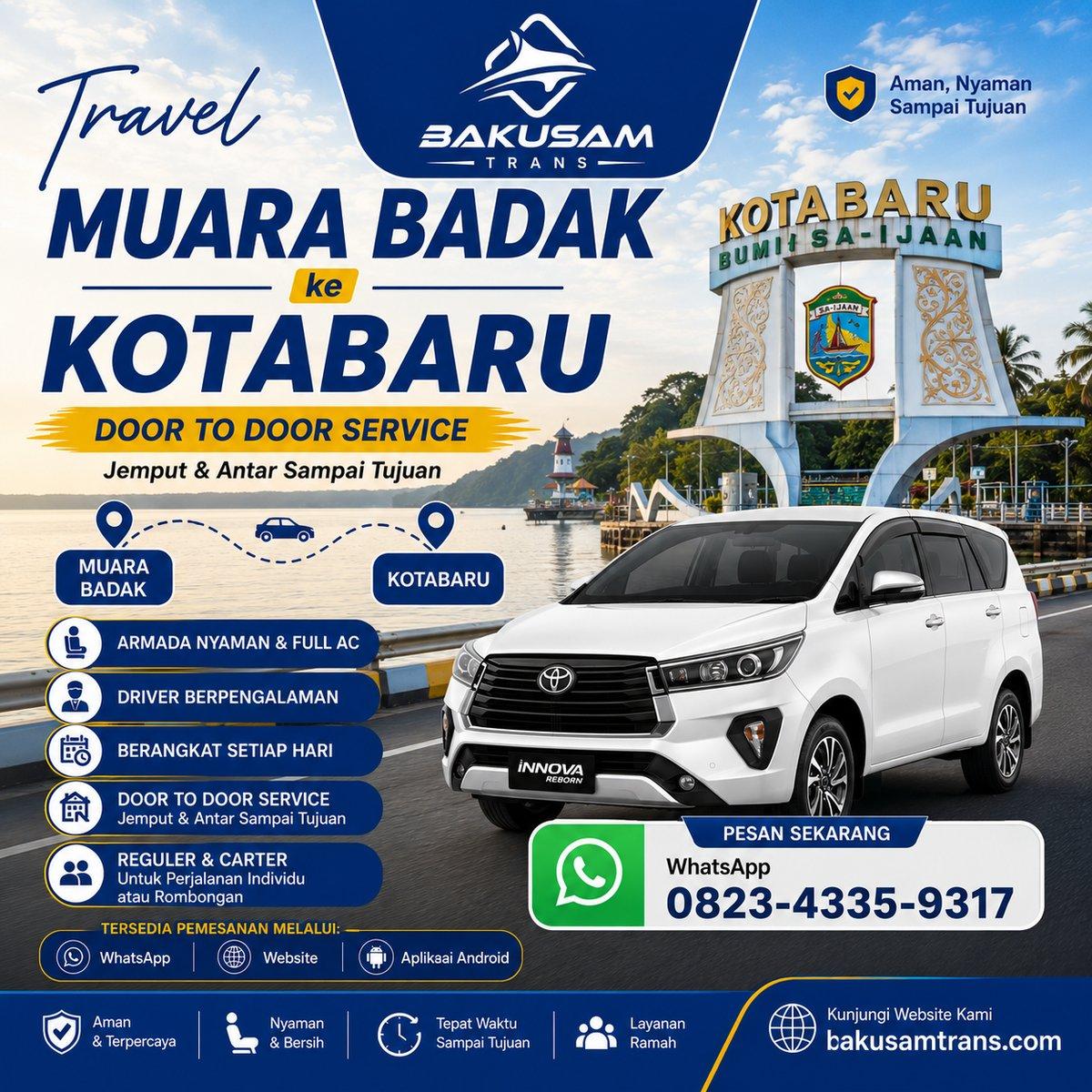 Travel Muara Badak Ke Kotabaru