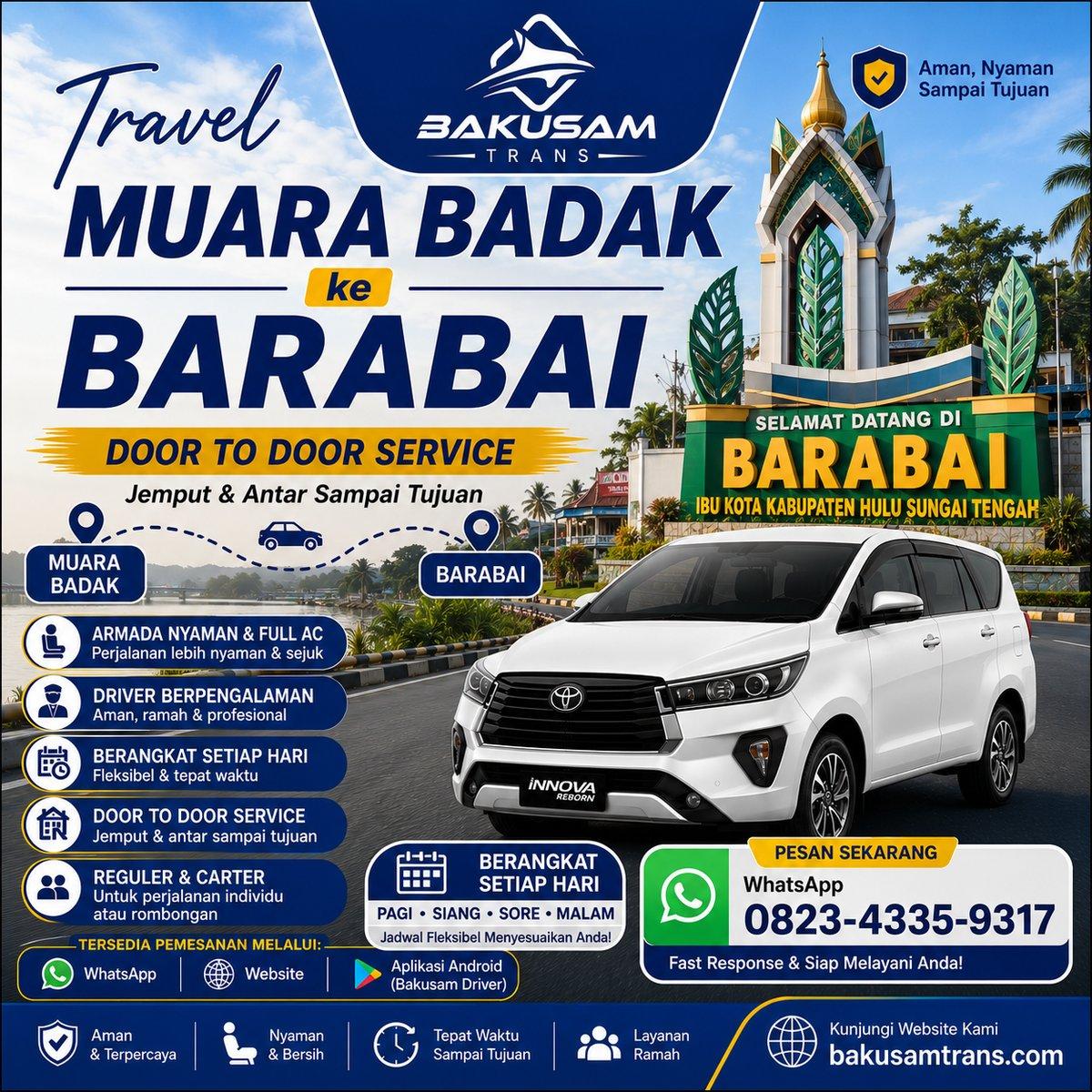 Travel Muara Badak Ke Barabai