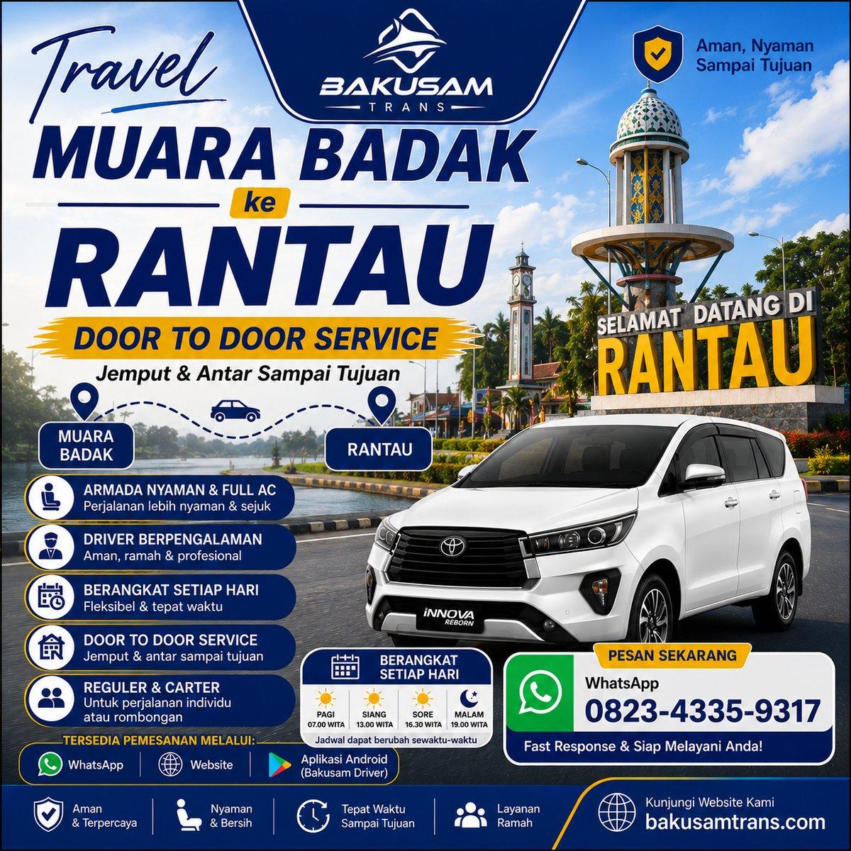 Travel Muara Badak Ke Rantau