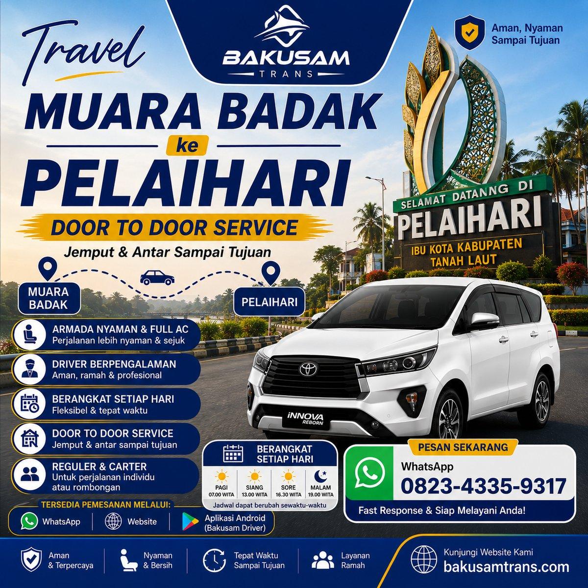 Travel Muara Badak Ke Pelaihari