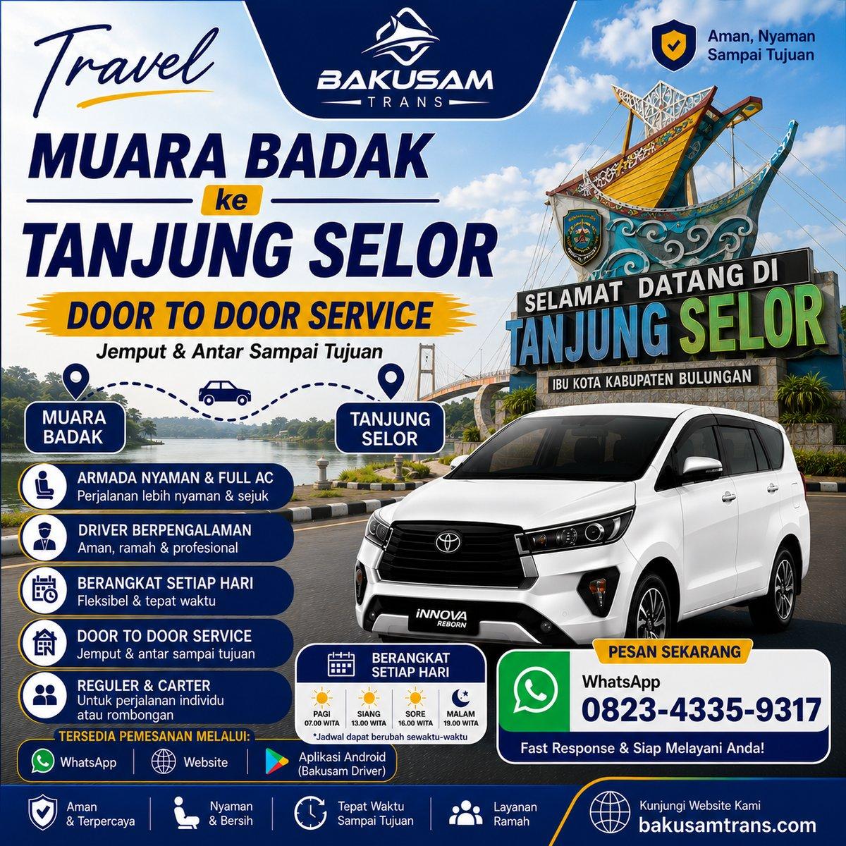Travel Muara Badak Ke Tanjung Selor